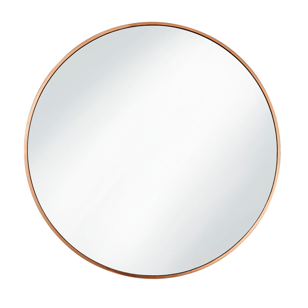 Copper Frame Urban Round Wall Mirror in 31 Inch, Product code is UR-R-WM31-C