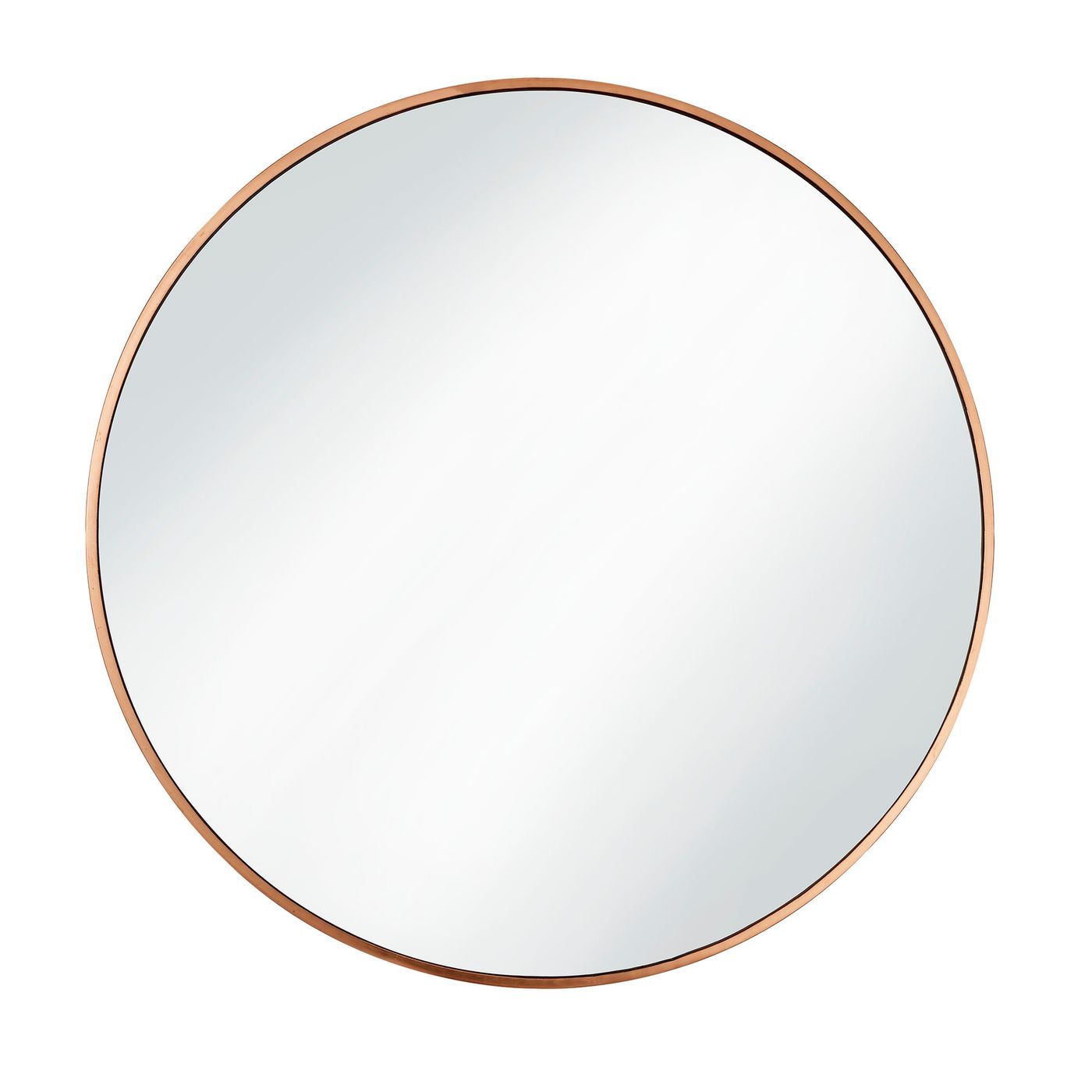 Copper Frame Urban Round Wall Mirror in 31 Inch, Product code is UR-R-WM31-C