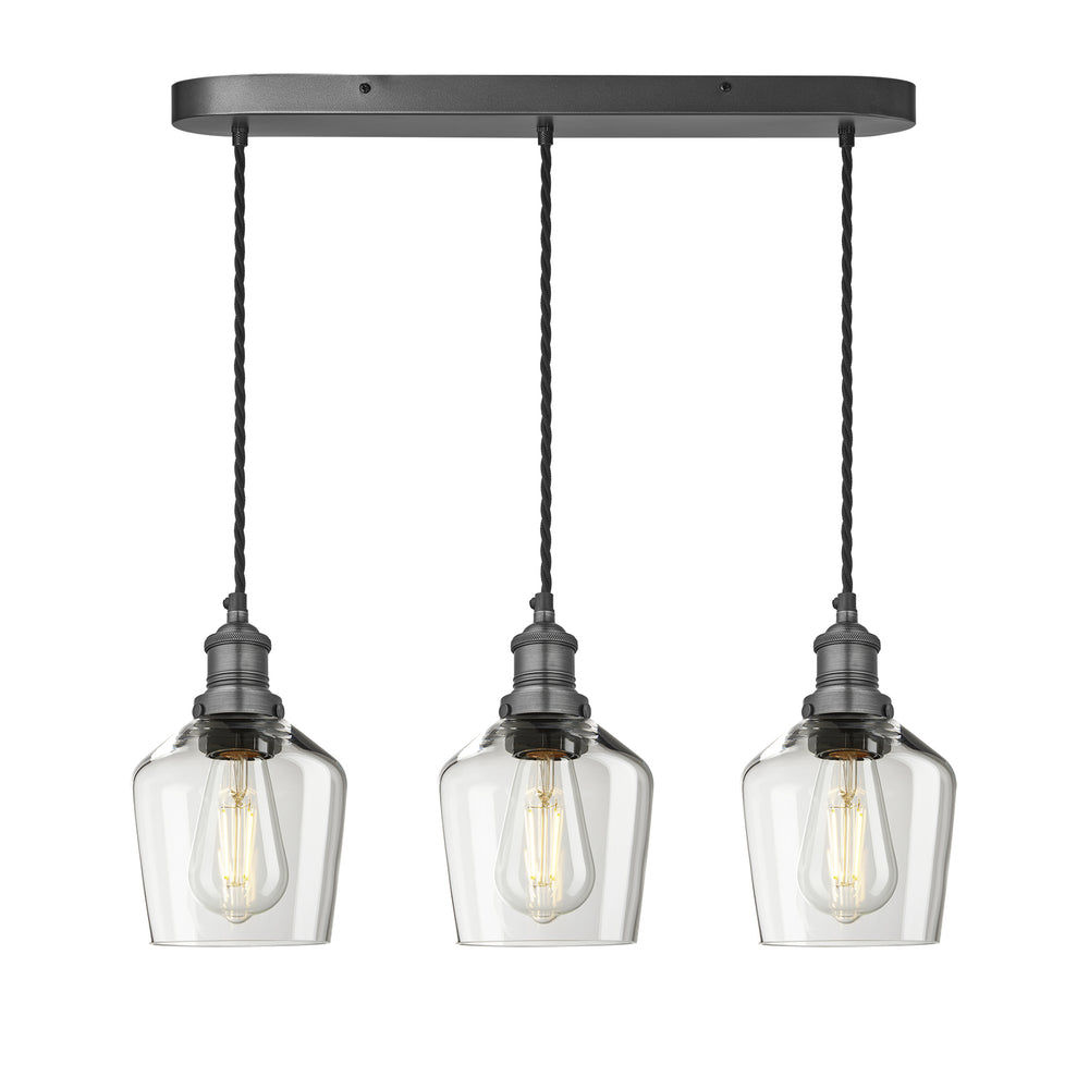 Pendant_Clear_Glass_Industville_Cluster_Lighting_Schoolhouse_Pewter_Holder_Brooklyn_BR-GLSH5-3WOCL-CL-PH