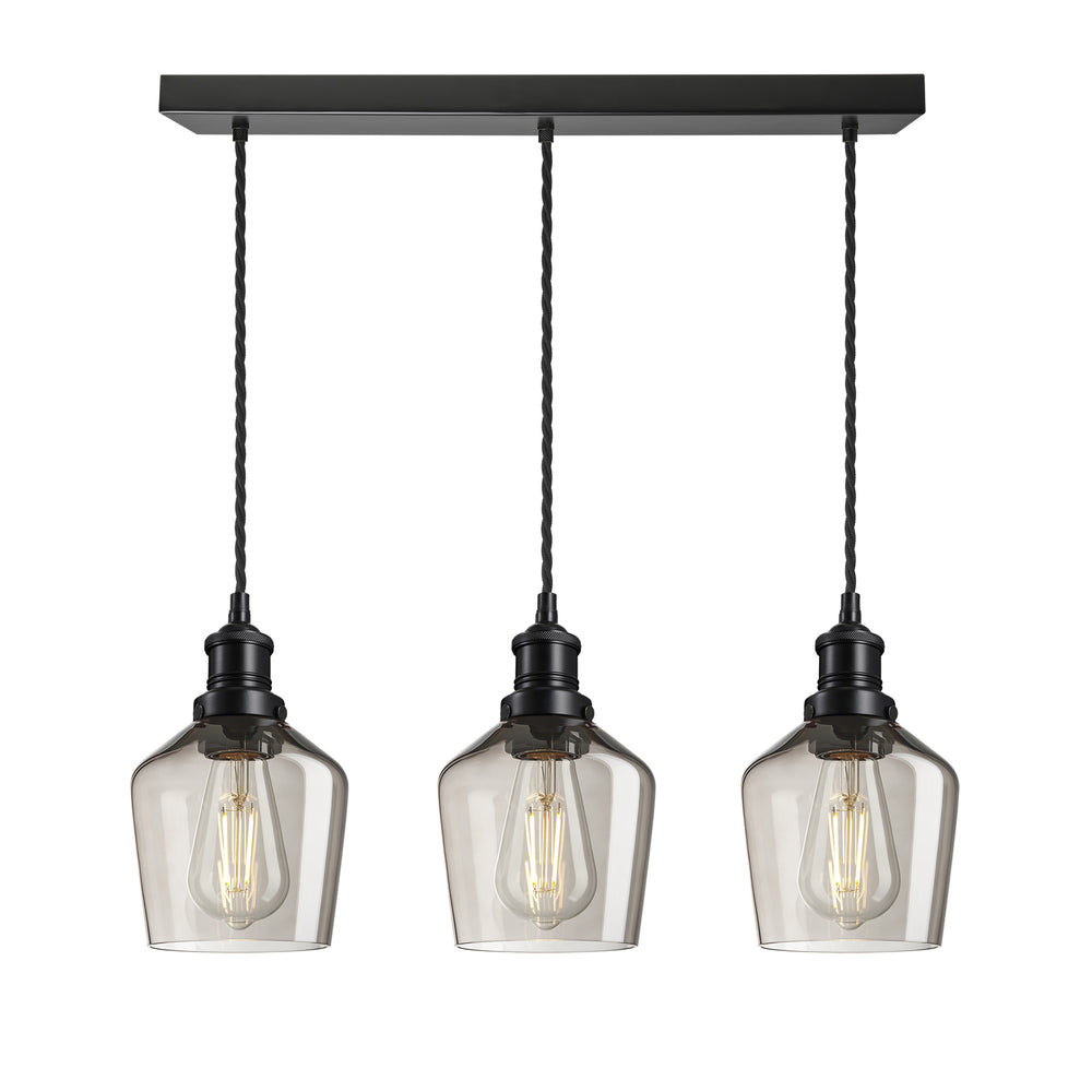Pendant_Smoked_Glass_Industville_Lighting_Schoolhouse_Black_Holder_Brooklyn_BR-SGL-SH5-3WCL-MO-BH