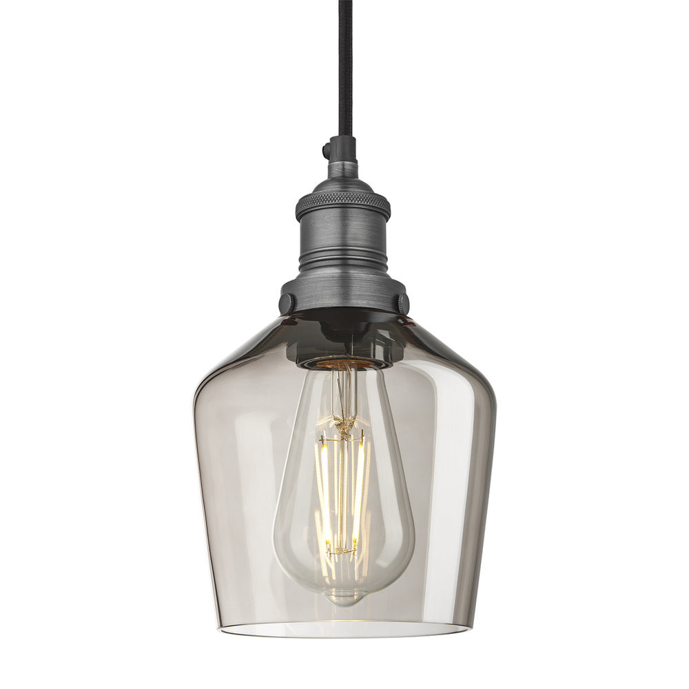 Pendant_Smoked_Glass_Industville_Lighting_Schoolhouse_Black_Holder_Brooklyn_BR-SGL-SHP5-MO-PH