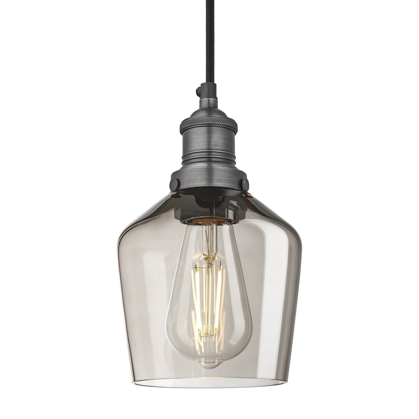 Pendant_Smoked_Glass_Industville_Lighting_Schoolhouse_Black_Holder_Brooklyn_BR-SGL-SHP5-MO-PH
