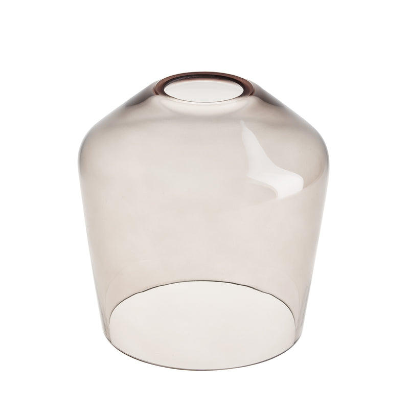 Smoked Schoolhouse Shade Only in 5.5 Inch 