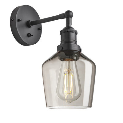 Brooklyn Glass Schoolhouse Wall Light - 5.5 Inch - Glass Lighting - Industville Lighting UK
