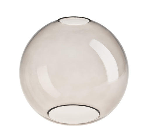 Smoked Glass Mocha Globe Shade