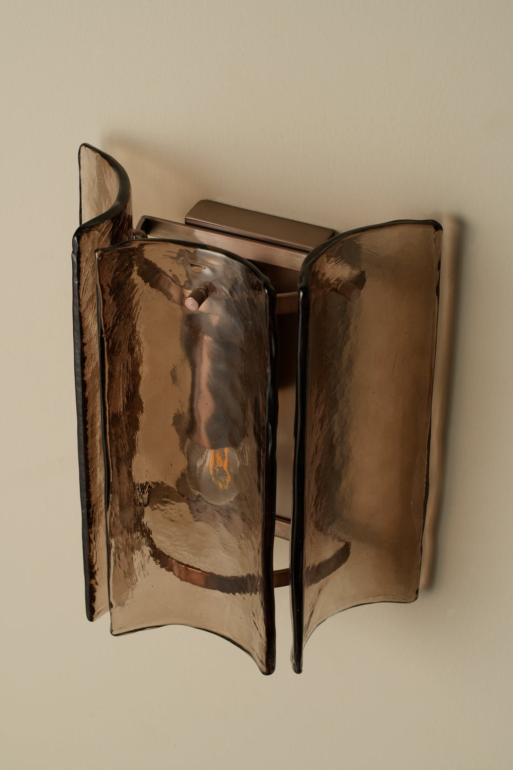 Amberley Wall Light - 8 Inch - Bronze & Mocha