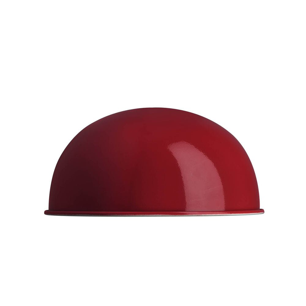 Dome - 8 inch - Burgundy - Shade only Industville D8-BU-SO