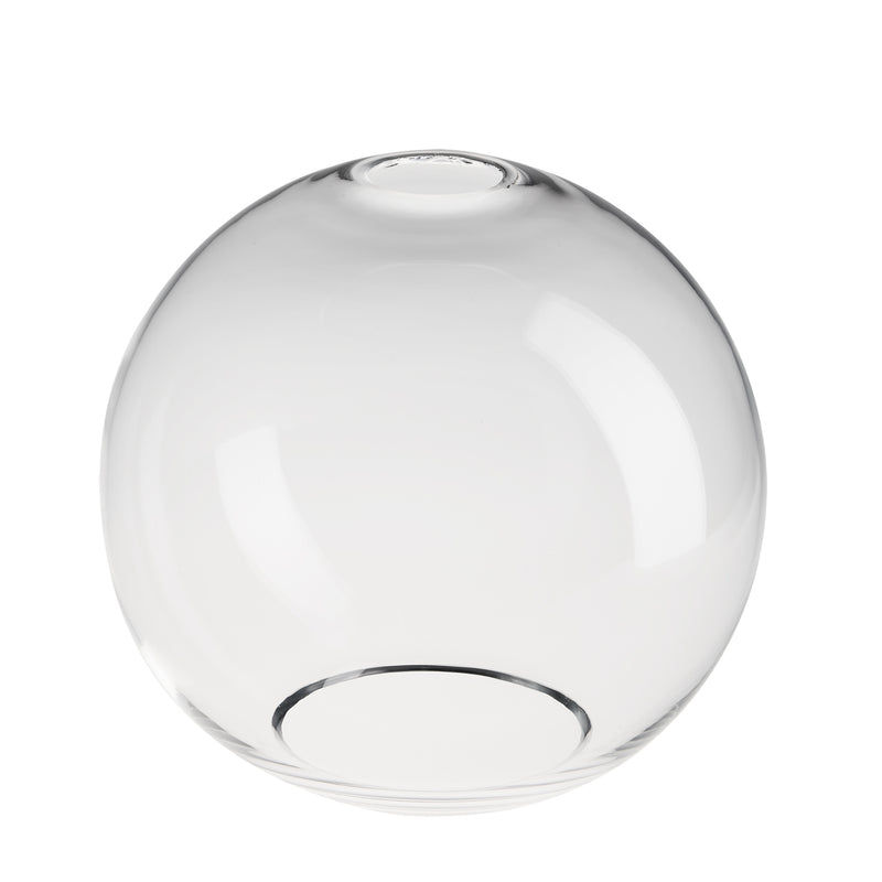 Clear Glass Globe Shade in 9 inch, Product code is GLGL9-CL-SO