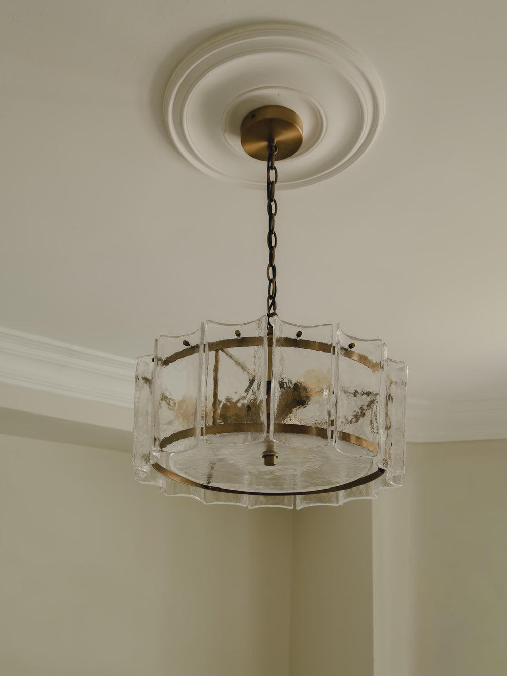 Amberley Round Chandelier Light in 22 Inch with Clear Glass