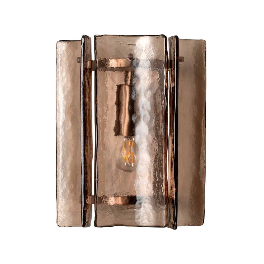 Amberley Wall Light - 8 Inch - Bronze & Mocha