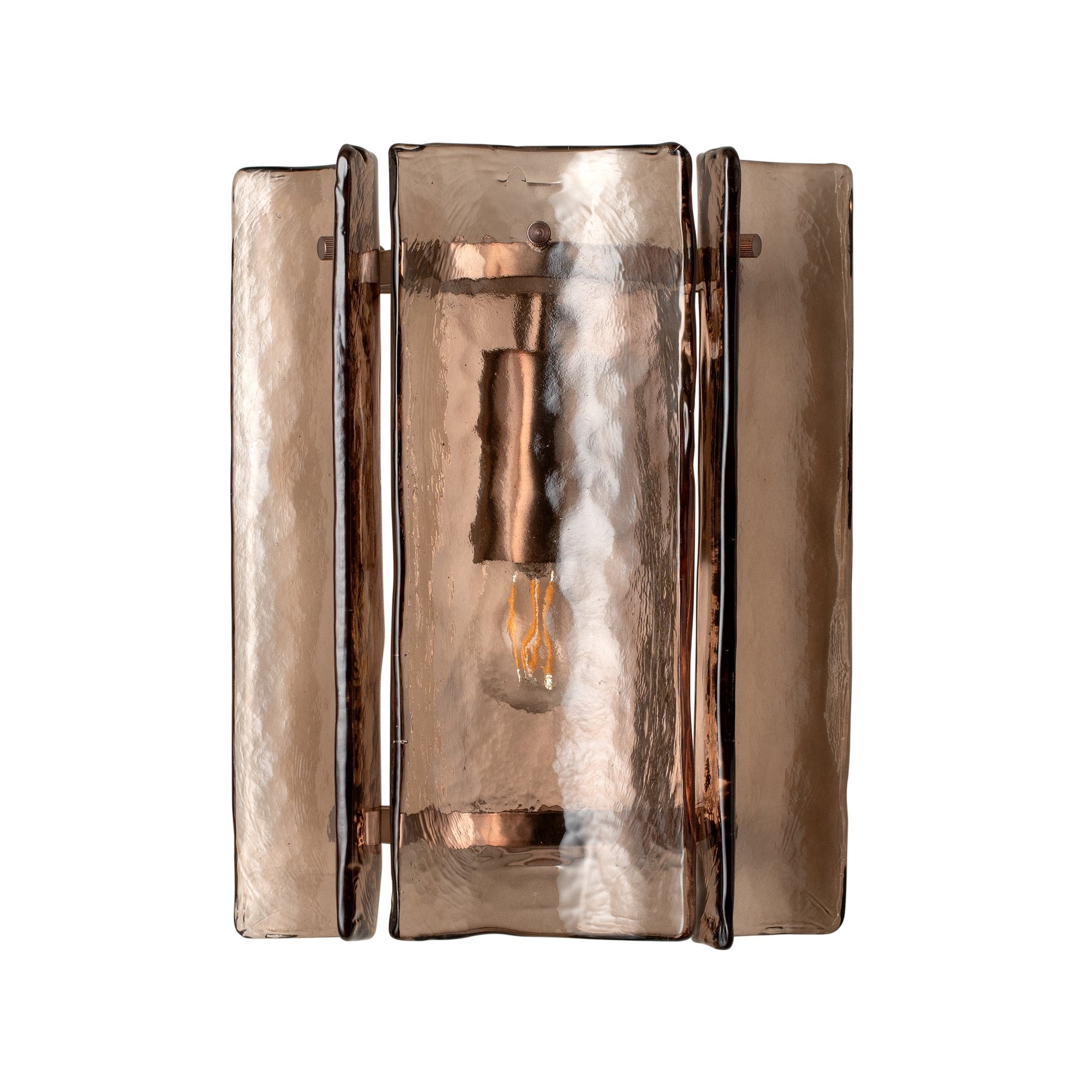 Amberley Wall Light - 8 Inch - Bronze & Mocha