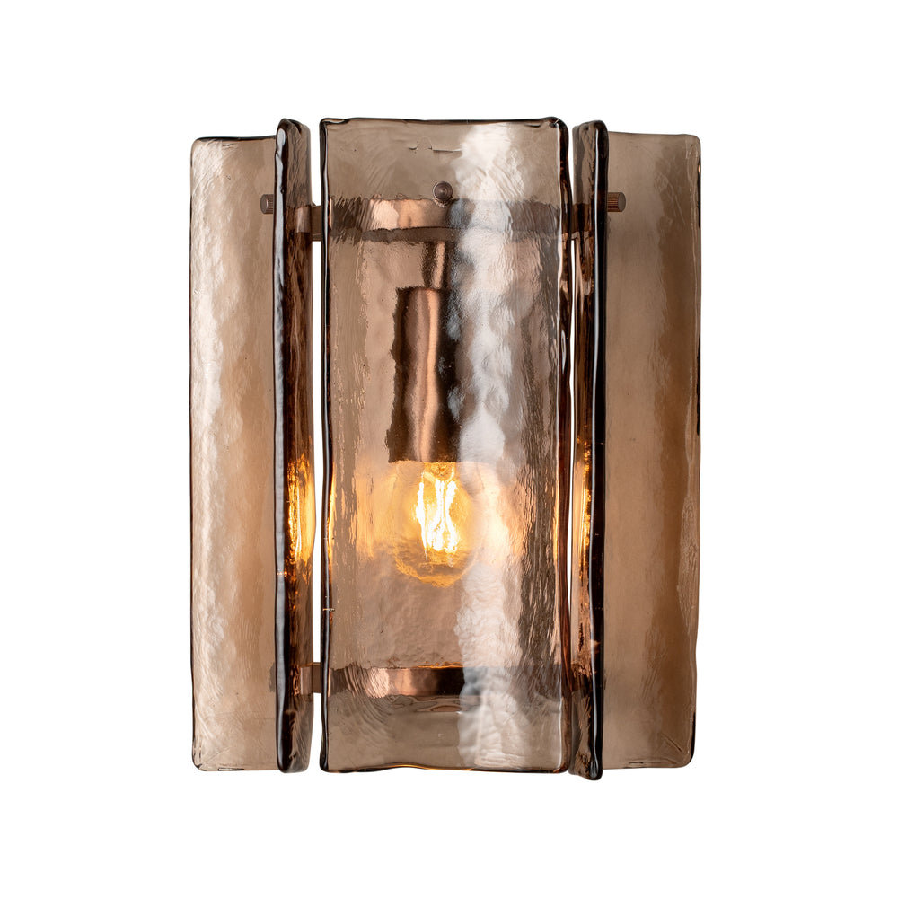 Amberley Wall Light - 8 Inch - Bronze & Mocha