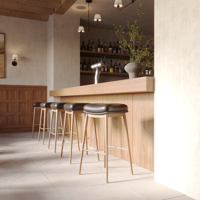Auburn Wooden Counter Height Stool