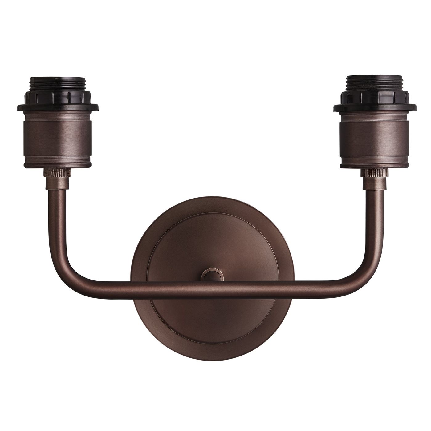 Albany Double Wall Light Holder in Bronze, Product Code AL-WL-D-BZ-EM-S-NC-GB
