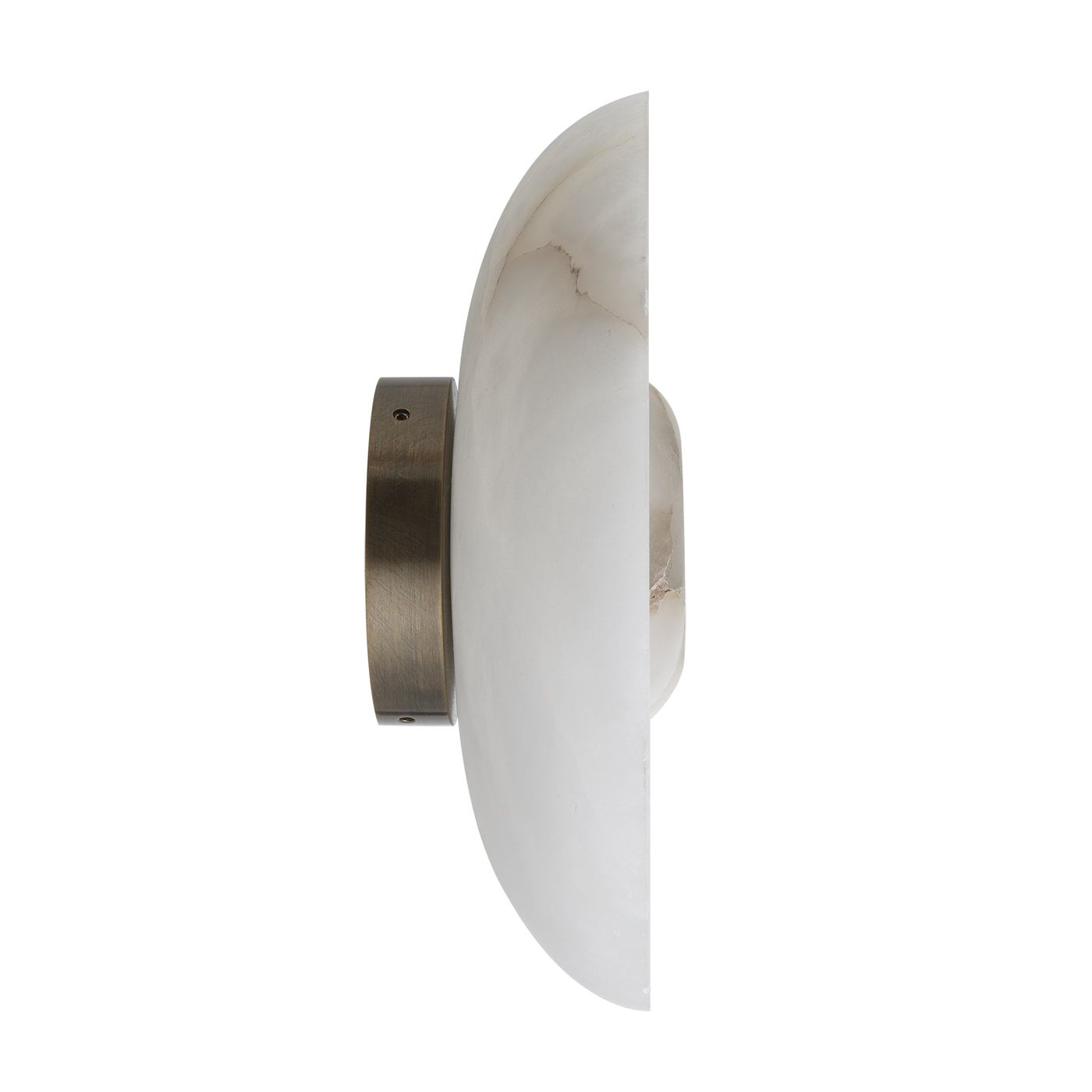 Alabaster Wall Light in 10 inch in White, Product Code AL-WL10-W