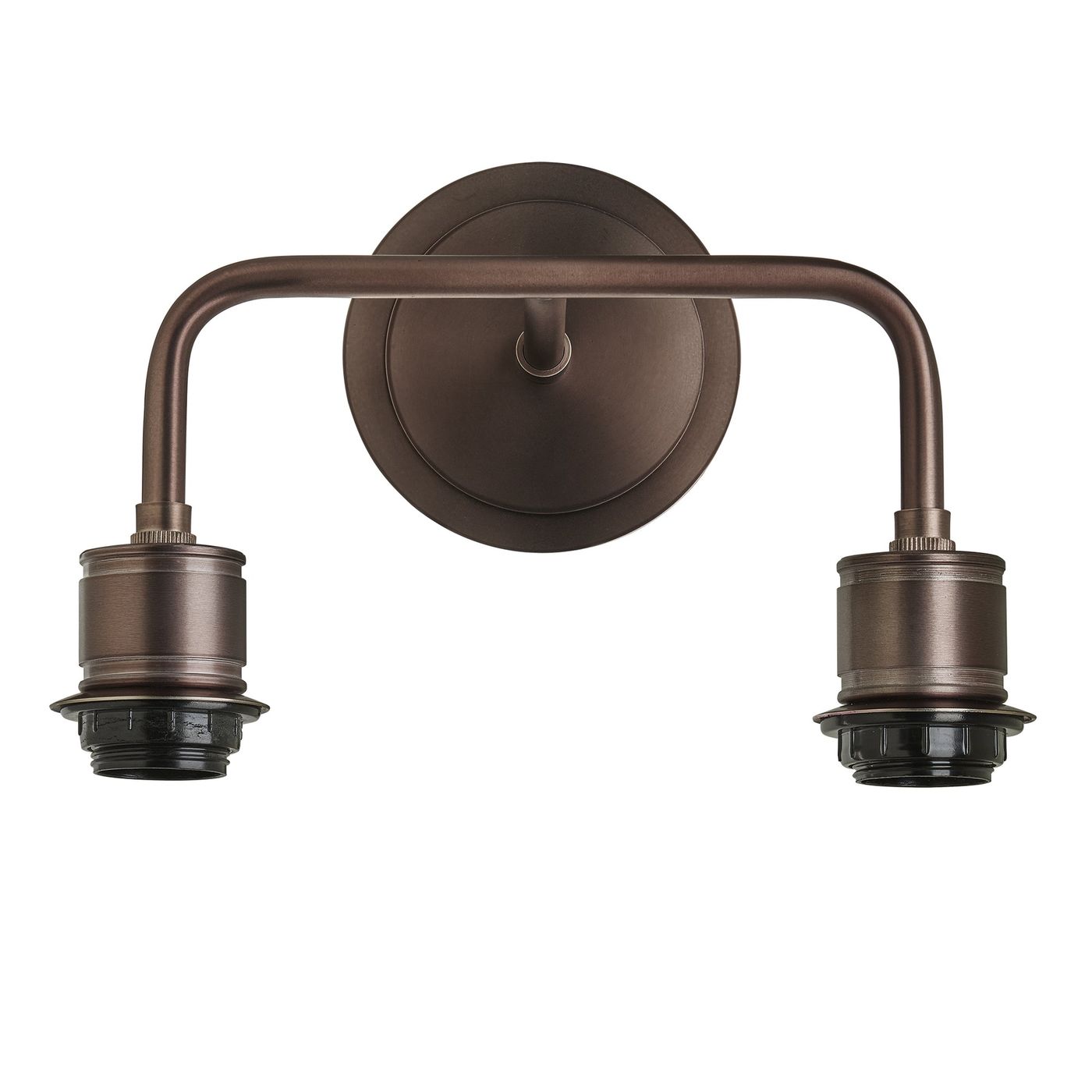 Albany Wall Light Holder in Bronze Finish in Front View