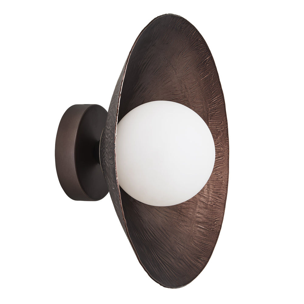 Bronze Flume Diffuser Wall Light - 12 Inch  - FH-WL12-BZ