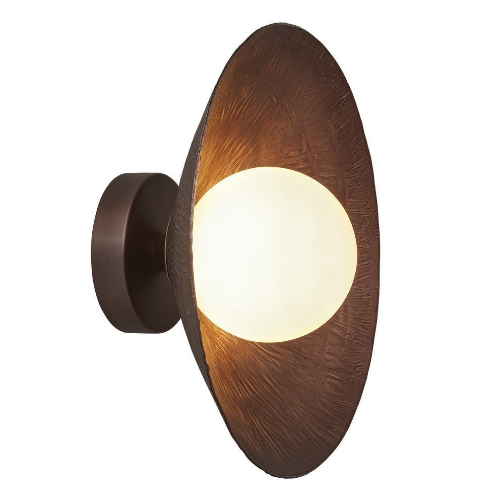 Bronze Flume Diffuser Wall Light - 12 Inch  - FH-WL12-BZ