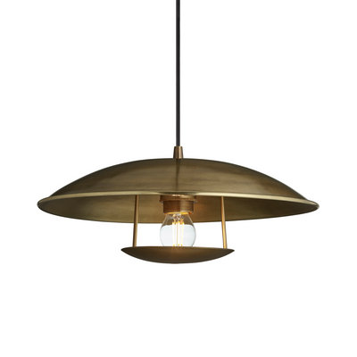Boston Round Pendant Light- 13 Inch - Voucher Applicable - Industville Lighting UK
