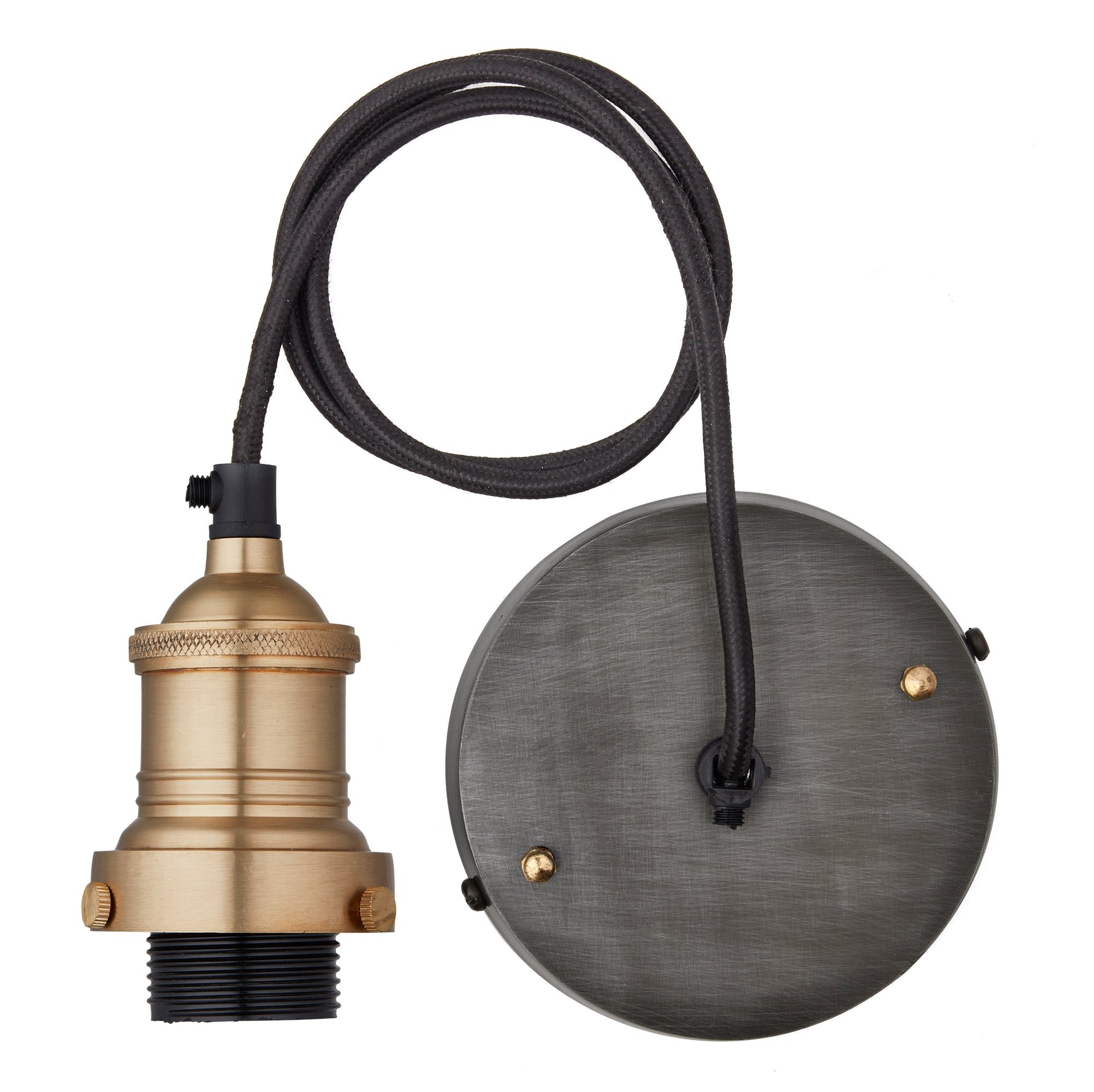 Brooklyn pendant cord set - brass