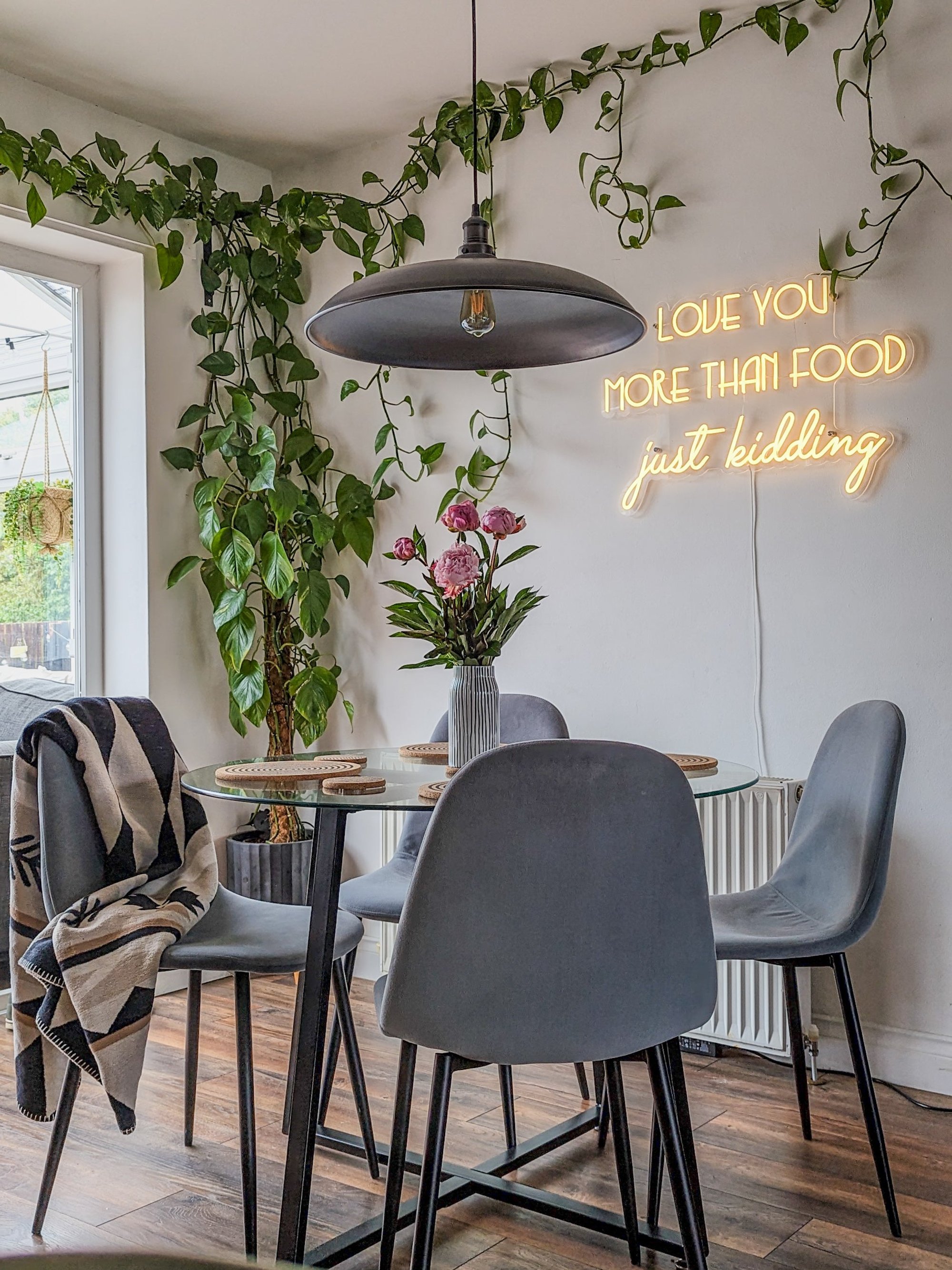 Brooklyn Giant Bowl Pendant in 24 Inch in Pewter with Pewter Holder, Product Code BR-GBP24-P-PH