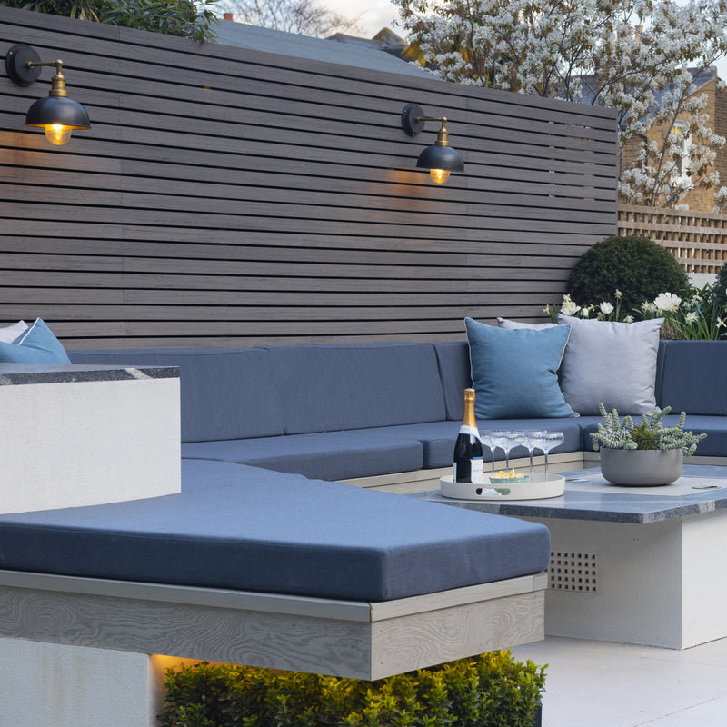 Brooklyn Outdoor & Bathroom Dome Wall Light - 8 Inch - Wall Lights - Industville Lighting UK