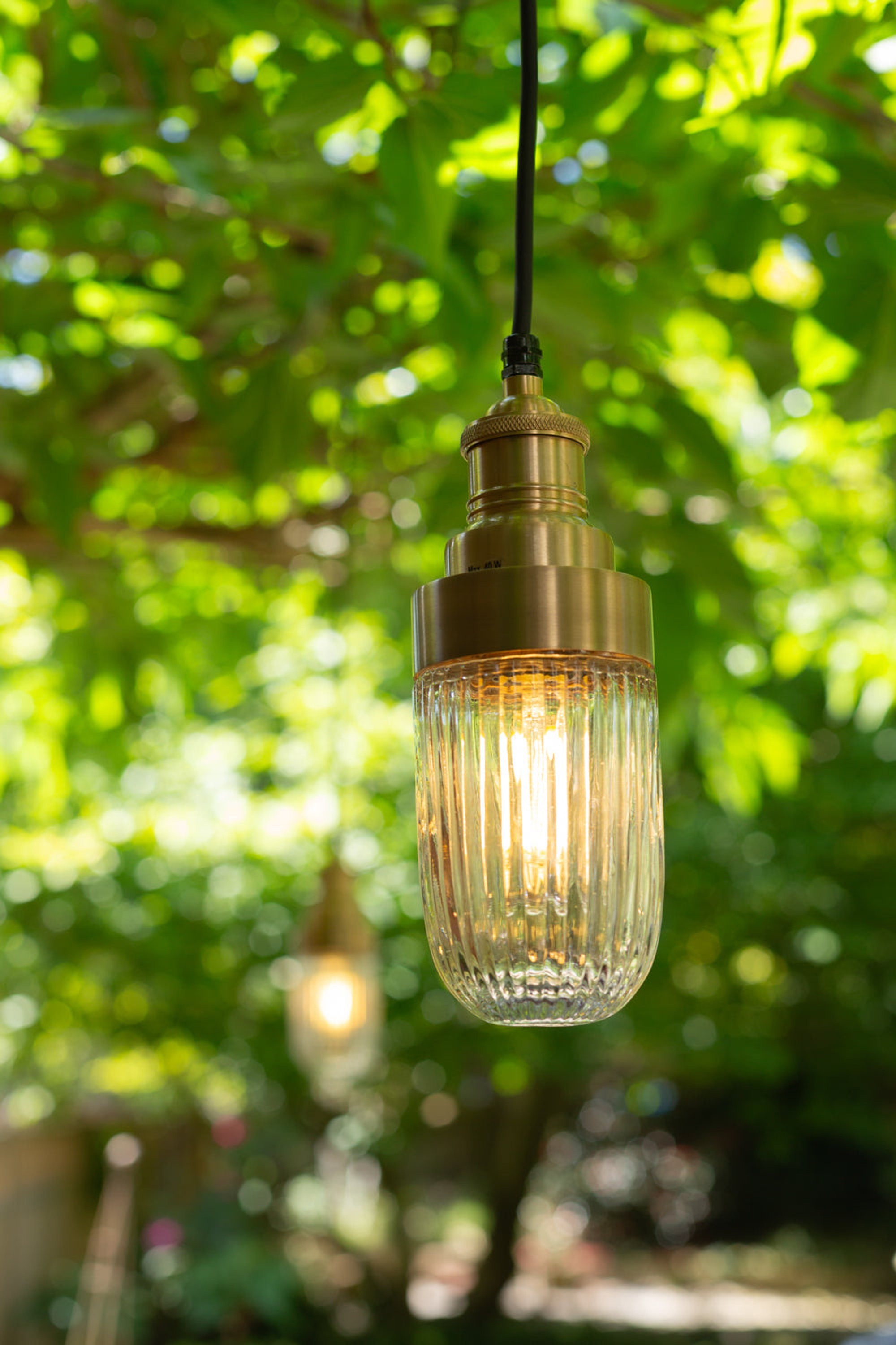 Brooklyn Outdoor & Bathroom Ribbed Tube Pendant
