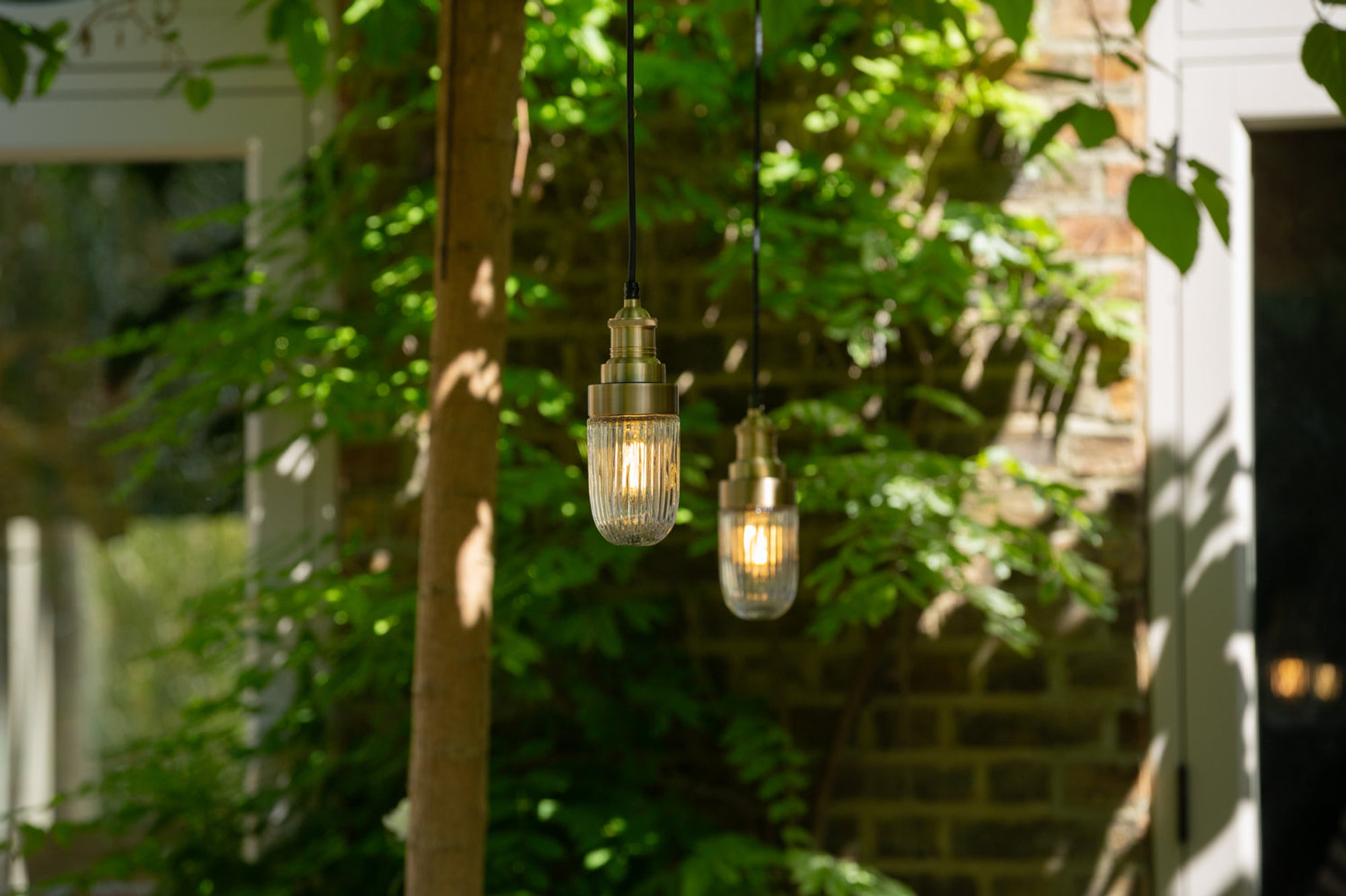 Brooklyn Outdoor & Bathroom Ribbed Tube Pendant