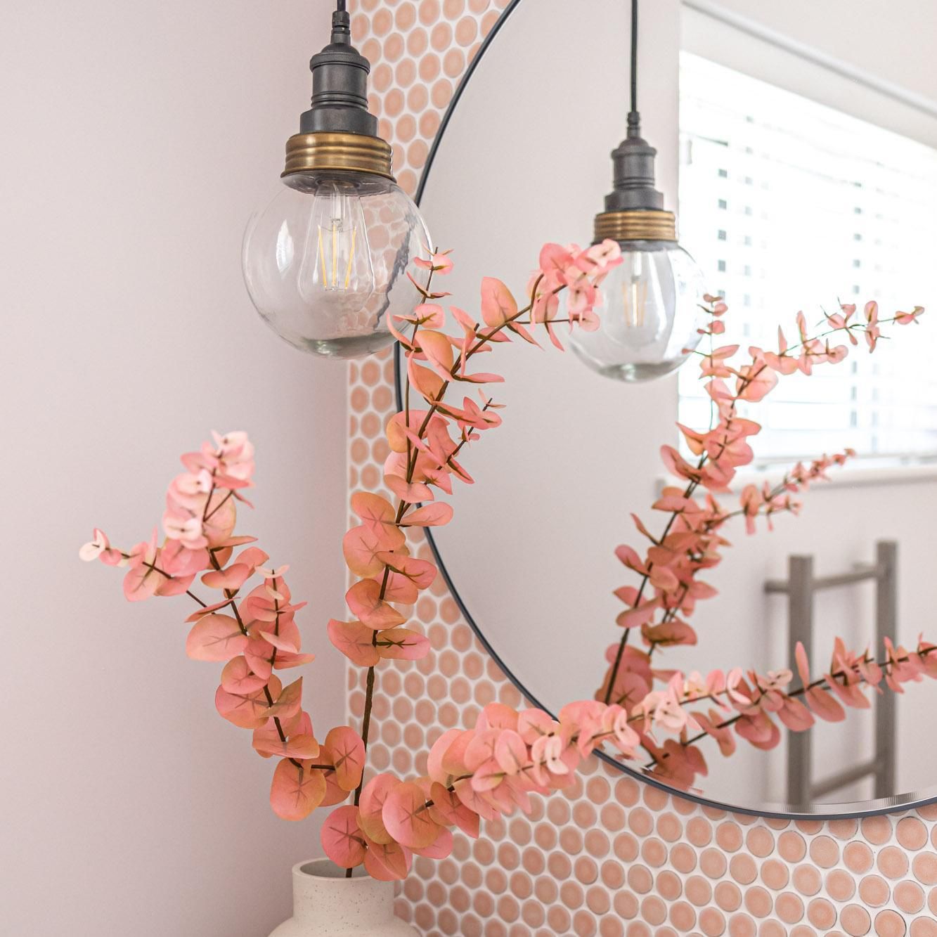 Pewter Holder Brass Ring Brooklyn Outdoor & Bathroom Globe Pendant Light BR-IP65-P-PH-BR-GLG