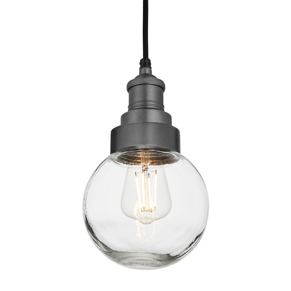 Pewter Holder Pewter Ring Brooklyn Outdoor & Bathroom Globe Pendant Light BR-IP65-P-PH-PR-GLG