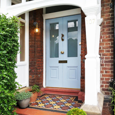 Brooklyn Outdoor & Bathroom Globe Wall Light - Glass Lighting - Industville Lighting UK