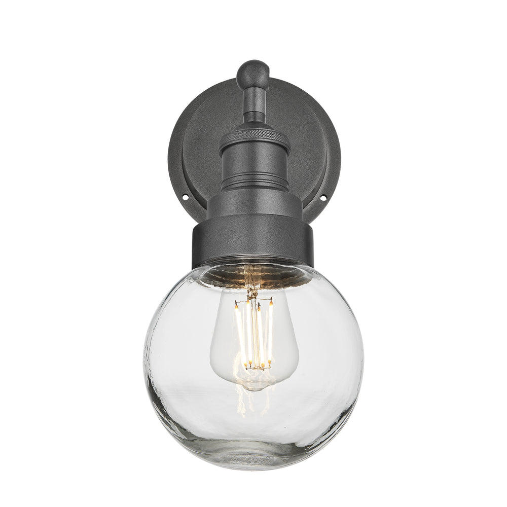 Pewter Holder Pewter Ring Brooklyn Outdoor & Bathroom Globe Wall Light BR-IP65-WL-PH-PR-GLG