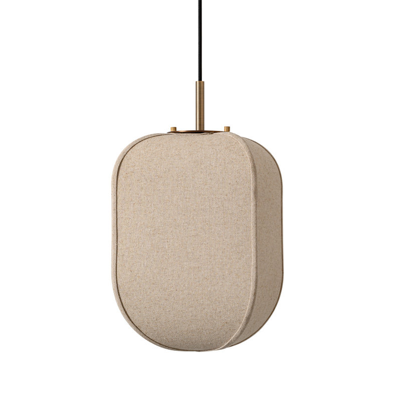 Bloxham Rectangular Pendant Light - Natural - Restaurant & Bar Lights - Industville Lighting UK