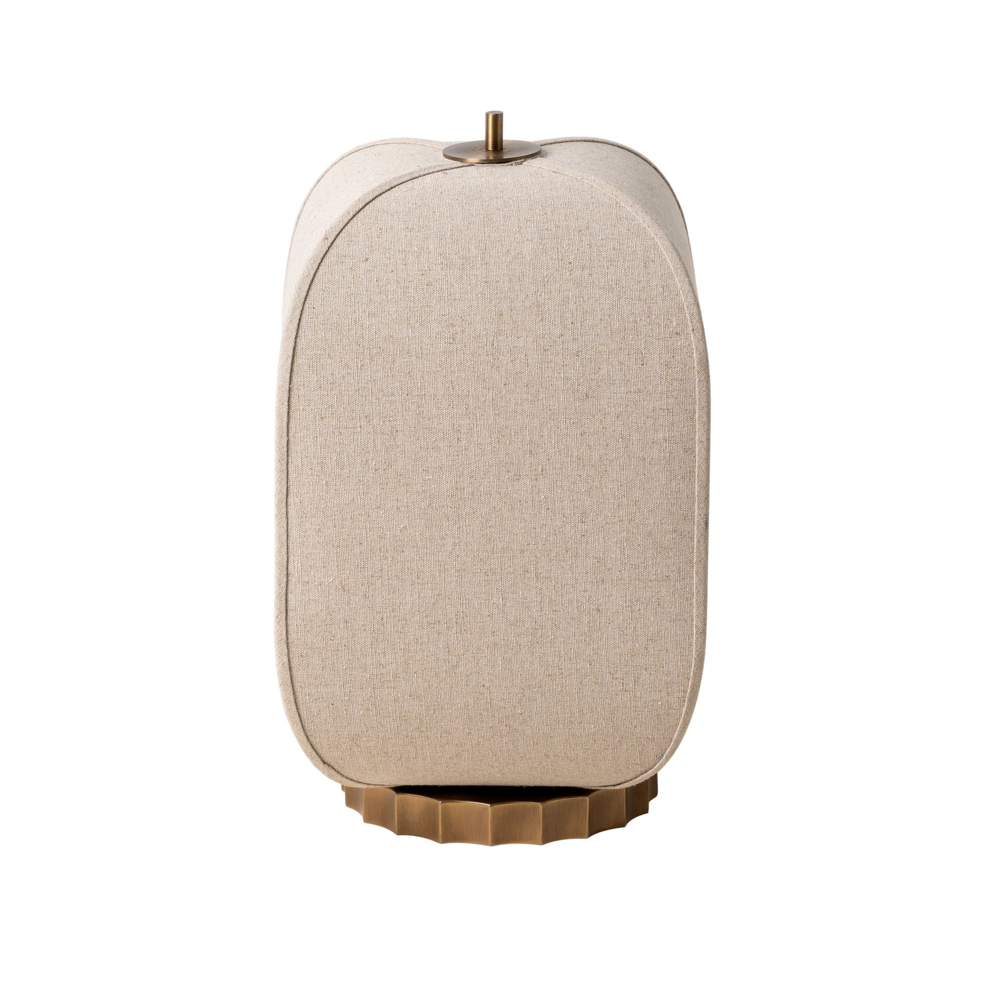 Bloxham Rectangular Table Lamp in Natural Fabric finish