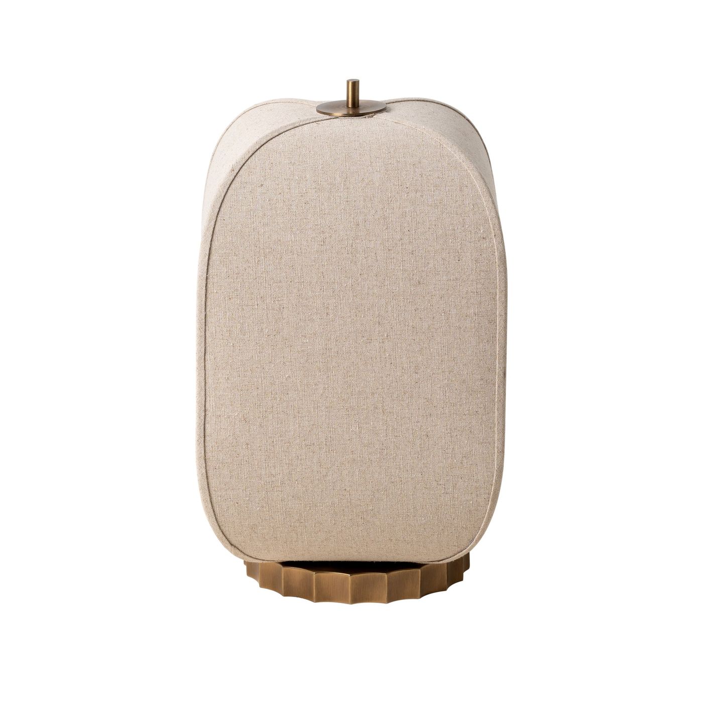 Bloxham Rectangular Table Lamp in Natural Fabric finish