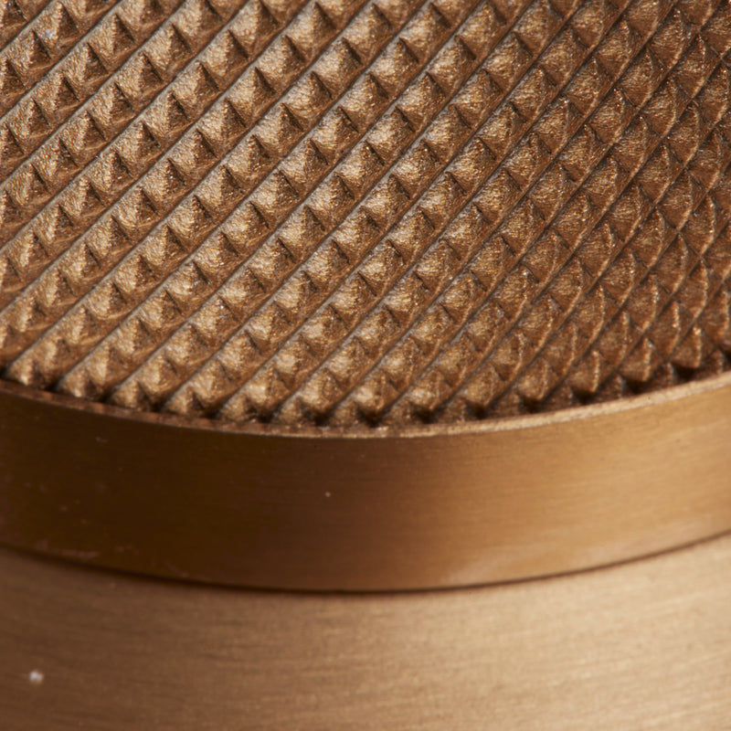 Knurled Pillar Table Lamp - Brass