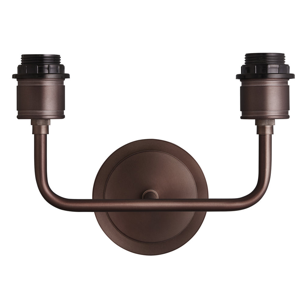 Albany Double Wall Holder in Bronze Finish