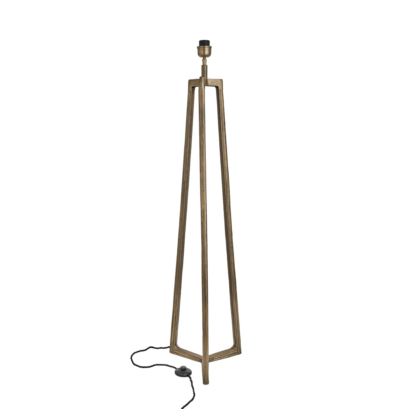 Ornate Tripod Floor Lamp Base Only in Brass, Product Code ORN-TIFL-B-BO