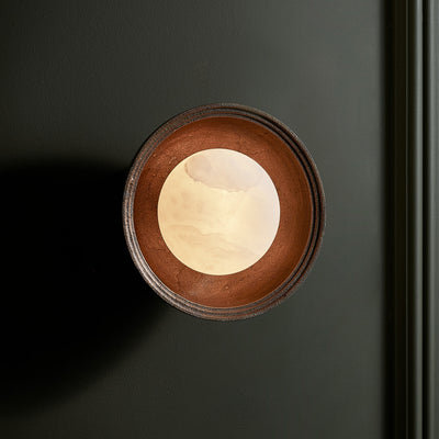 Corby Cast Diffuser Wall Light - 7 Inch - Aged Brass - Voucher Applicable - Industville Lighting UK