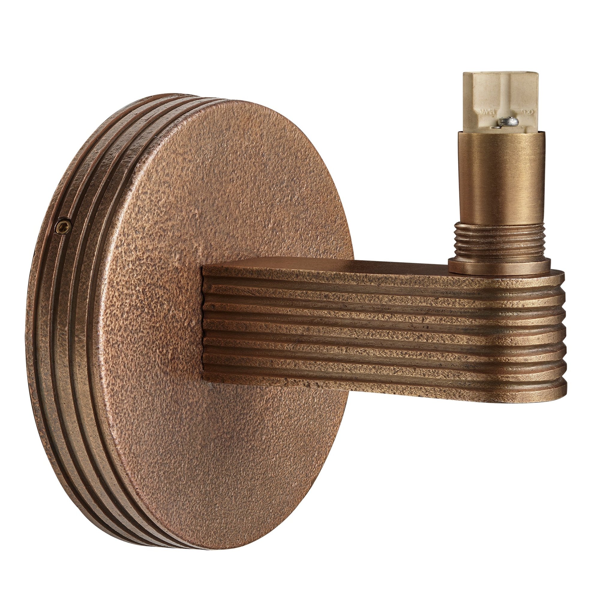 Corby Cast Alabaster Fluted Wall Light Holder