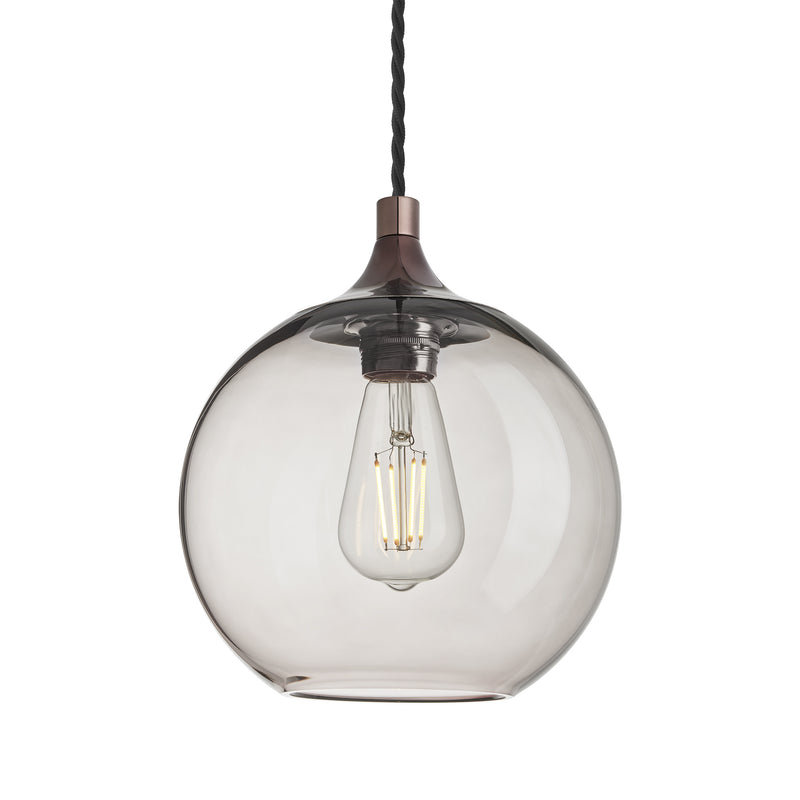 Chelsea Glass Globe Pendant - 7 Inch - Ceiling Lights - Industville Lighting UK