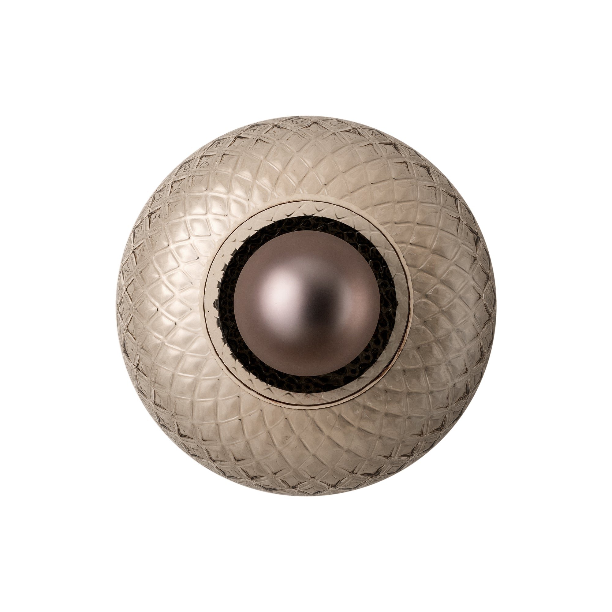 Chelsea Glass Round Diffuser Wall Light Flush Mount with Diamond Mocha Glass and Bronze Wall Holder