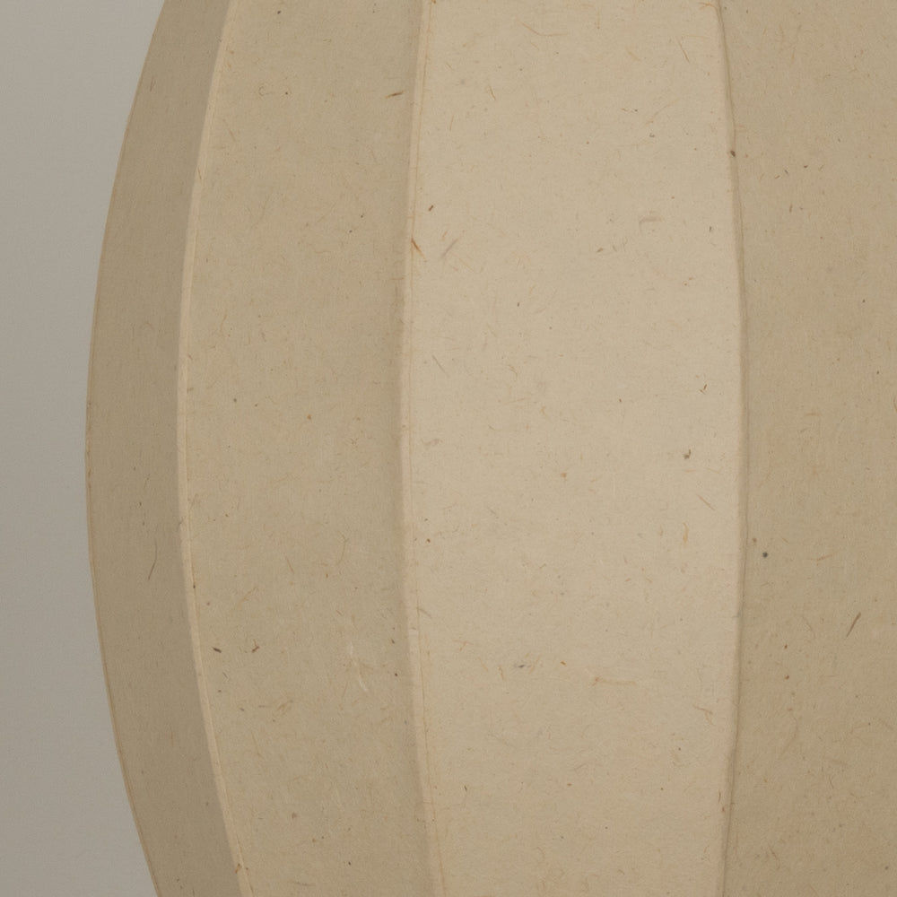 Chepstow Drop Paper Pendant Light in Ivory Close Up of Paper Material