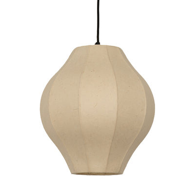 Chepstow Lantern Paper Pendant Light - Ivory - Ceiling Lights - Industville Lighting UK