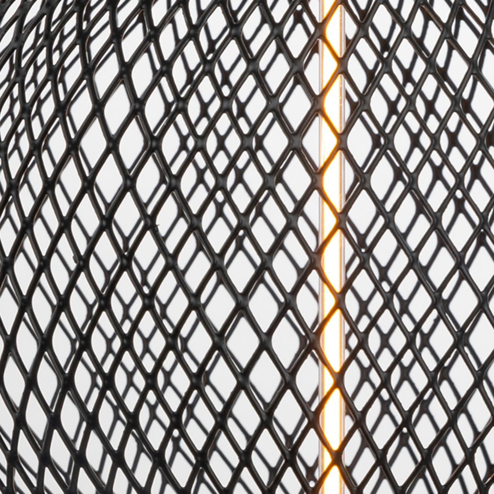 LED Metal Cage Single Filament Dimmable Bulb - 3.5W E27 - Black