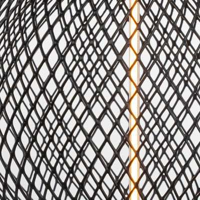 LED Metal Cage Single Filament Dimmable Bulb - 3.5W E27 - Black