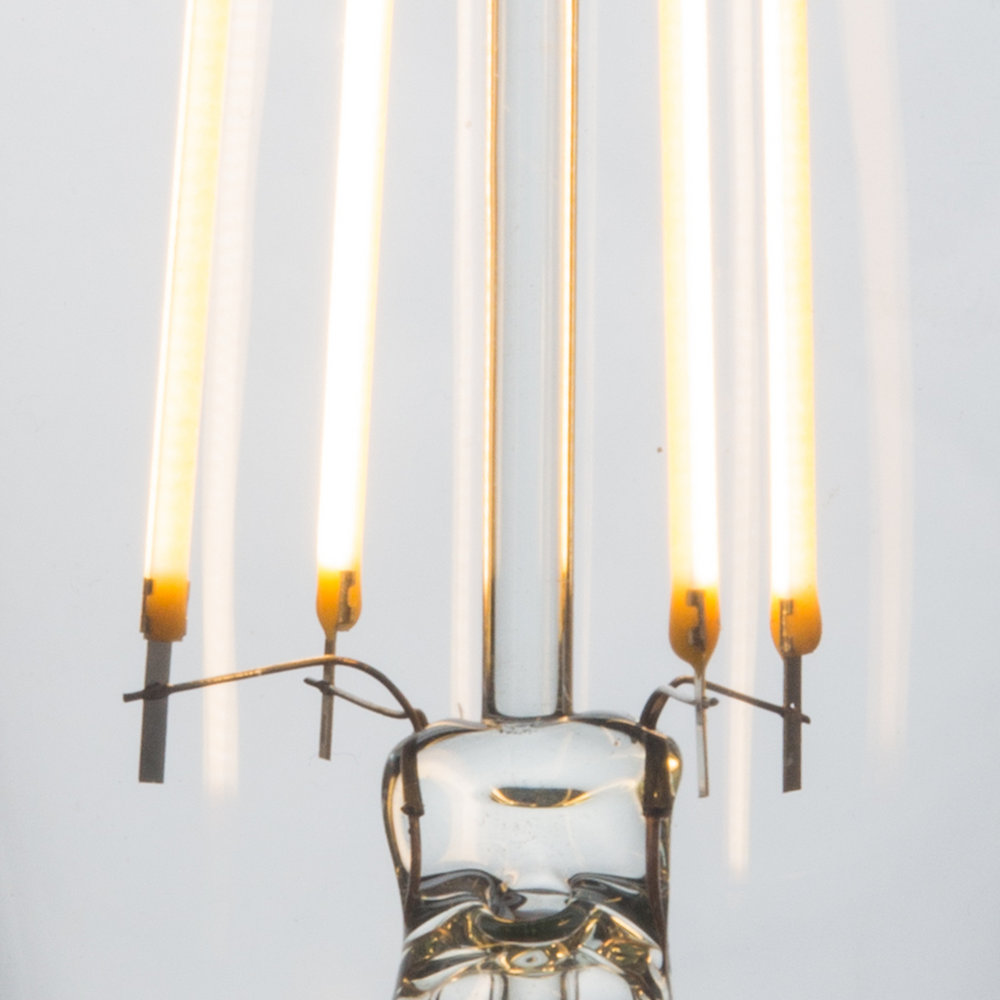 LED Edison Dimmable Bulb - 7W E27 Pear ST64 - Clear