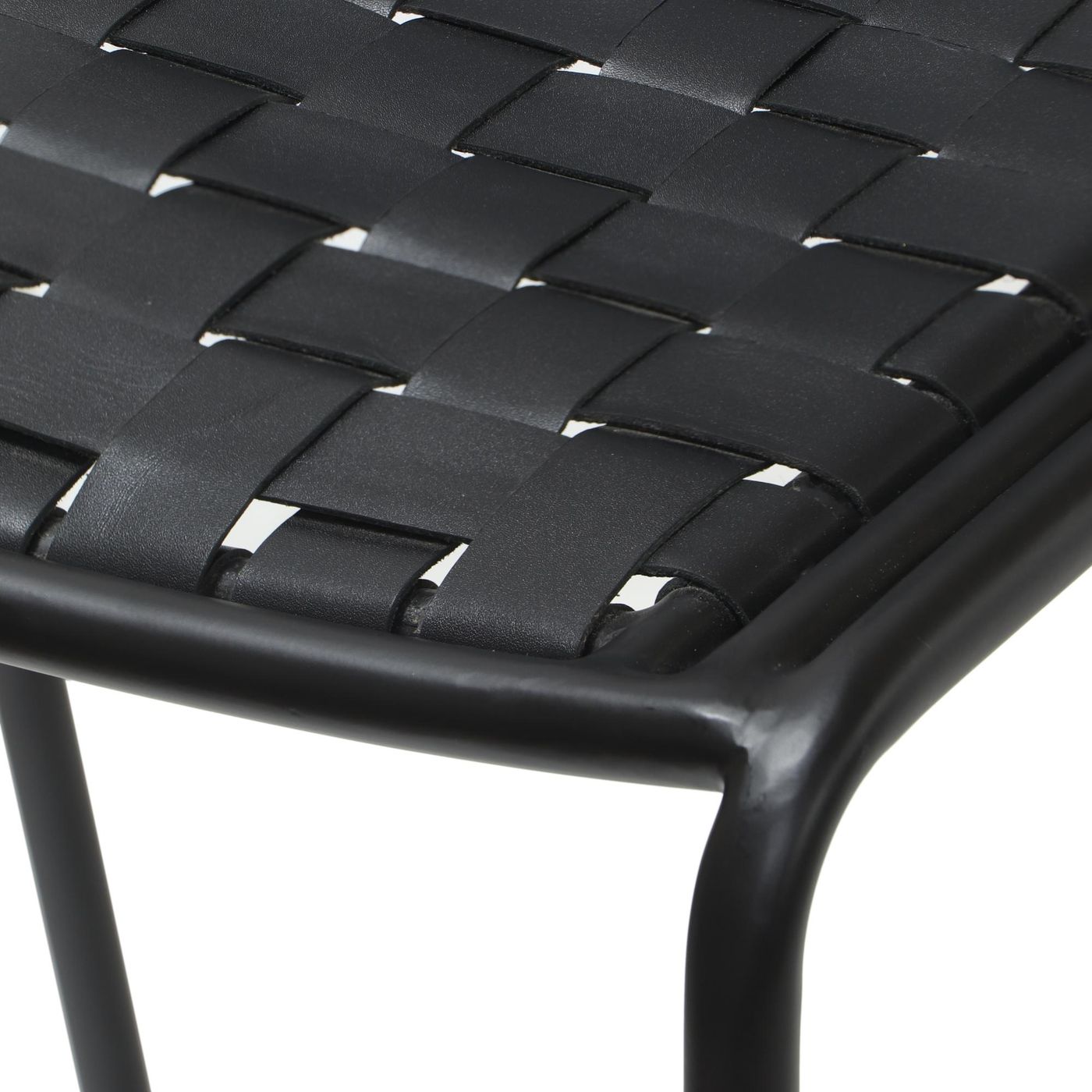 Berkley Black Metal Counter Height Stool in Black Leather, Product Code BY-LL-CH-ST-BK