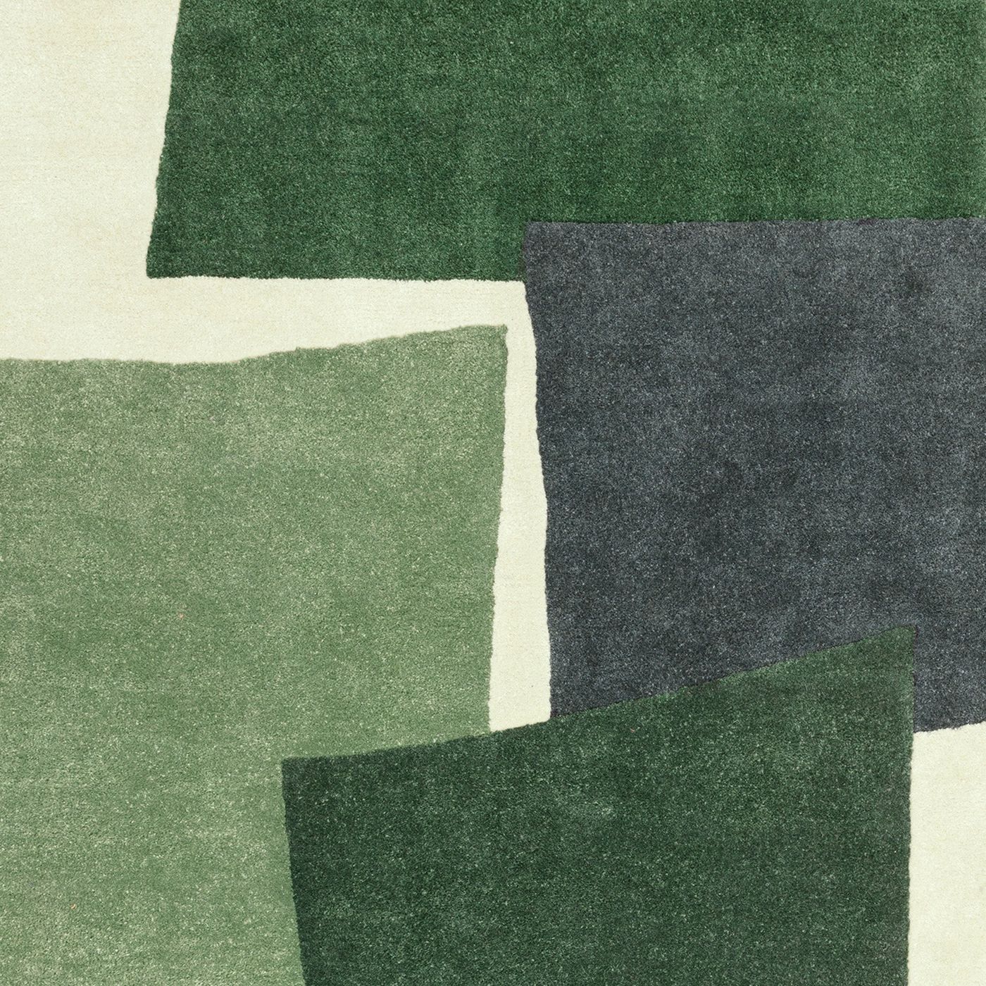 Contemporary Green Camden Handtufted Recycled-PET Rug Blue Industville RG-54-HTPET-G