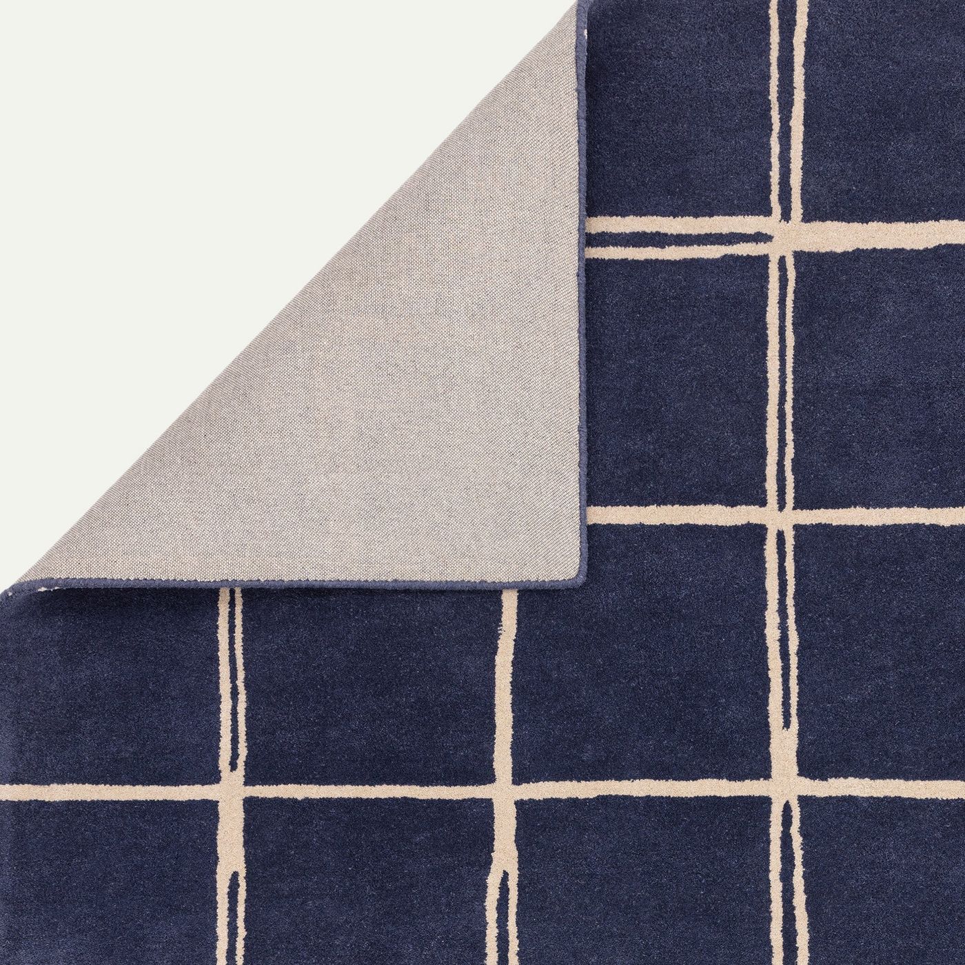 Contemporary Blue Cubitt Handtufted Wool Rug Industville RG-44-HTW-BL 